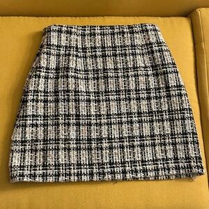 Plaid Knit Babaton Women's Skirt